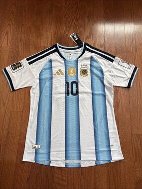 Adult Lionel Messi 2026 World Cup Soccer Jersey Blue White